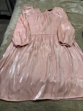 Forever 21 Pink Shimmer Babydoll Dress